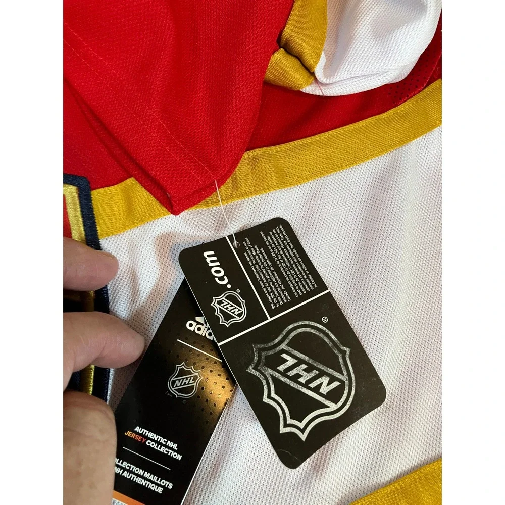 Adidas Florida Panthers Paul Maurice Authentic Pro NHL Hockey Jersey Red Size 54